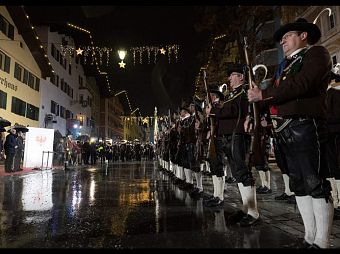 Ehrenkompanie für unseren LH Anton Mattle 18.01.24