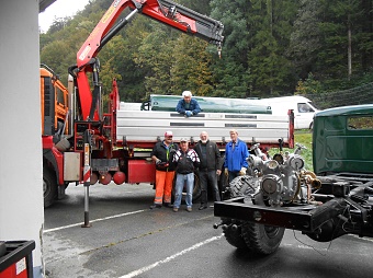 Hochzeit  Tankmontage