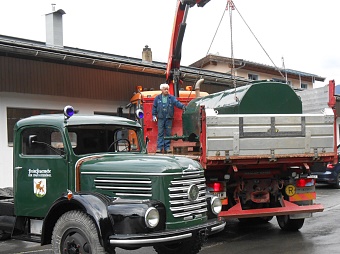 Versetzung vom Tank auf das Steyrfahrgestell