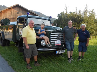 Max, Enkerl, Stefan und Heli